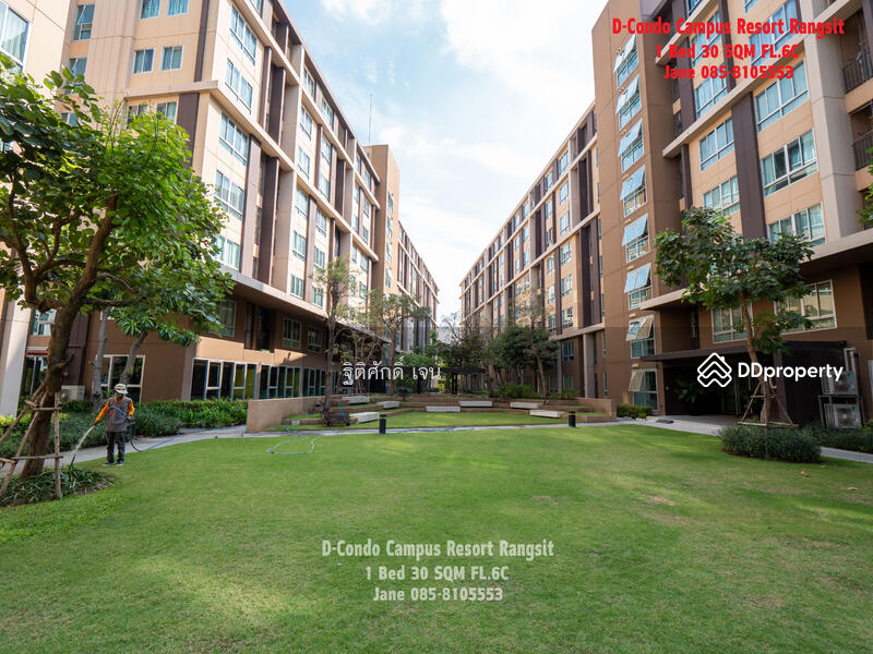 Dcondo Campus Resort Rangsit : ดี คอนโด แคมปัส รีสอร์ท รังสิต, ปทุมธานี, 89 ซอยหมู่บ้านกฤษณาเฮ้าส์ ถนนคลองหลวง, คลองหนึ่ง, คลองหลวง, ปทุมธานี, 30 ตร.ม., คอนโด ให้เช่า, โดย ฐิติศักดิ์ เจน, 11504503 - DDproperty.com