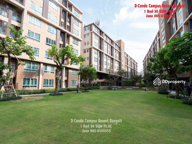 Dcondo Campus Resort Rangsit : ดี คอนโด แคมปัส รีสอร์ท รังสิต, ปทุมธานี, 89 ซอยหมู่บ้านกฤษณาเฮ้าส์ ถนนคลองหลวง, คลองหนึ่ง, คลองหลวง, ปทุมธานี, 30 ตร.ม., คอนโด ให้เช่า, โดย ฐิติศักดิ์ เจน, 11504503 - DDproperty.com