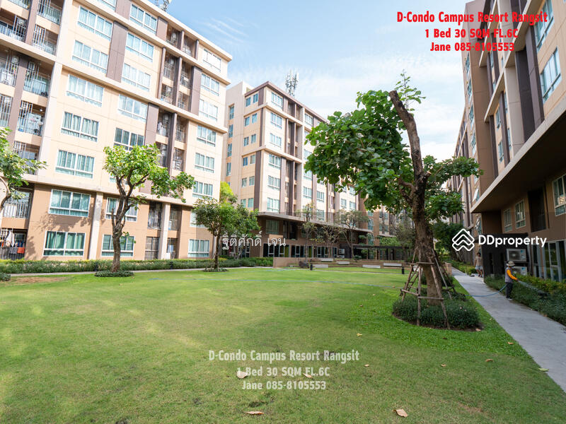 Dcondo Campus Resort Rangsit : ดี คอนโด แคมปัส รีสอร์ท รังสิต, ปทุมธานี, 89 ซอยหมู่บ้านกฤษณาเฮ้าส์ ถนนคลองหลวง, คลองหนึ่ง, คลองหลวง, ปทุมธานี, 30 ตร.ม., คอนโด ให้เช่า, โดย ฐิติศักดิ์ เจน, 11504503 - DDproperty.com