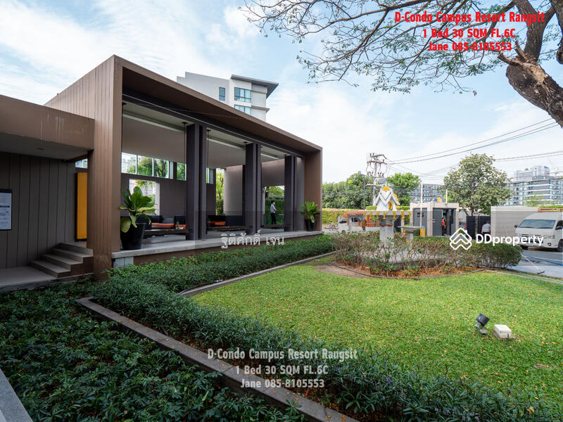 Dcondo Campus Resort Rangsit, Pathum Thani, 89 Soi Mu Ban Kritsana House Khlong Luang Road, Khlong Nung, Khlong Luang, Pathum Thani, 1 Bedroom, 30 sqm, Condo For Rent, by TITISAK Jane, 11504503 - DDproperty.com