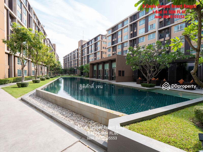 Dcondo Campus Resort Rangsit : ดี คอนโด แคมปัส รีสอร์ท รังสิต, ปทุมธานี, 89 ซอยหมู่บ้านกฤษณาเฮ้าส์ ถนนคลองหลวง, คลองหนึ่ง, คลองหลวง, ปทุมธานี, 30 ตร.ม., คอนโด ให้เช่า, โดย ฐิติศักดิ์ เจน, 11504503 - DDproperty.com
