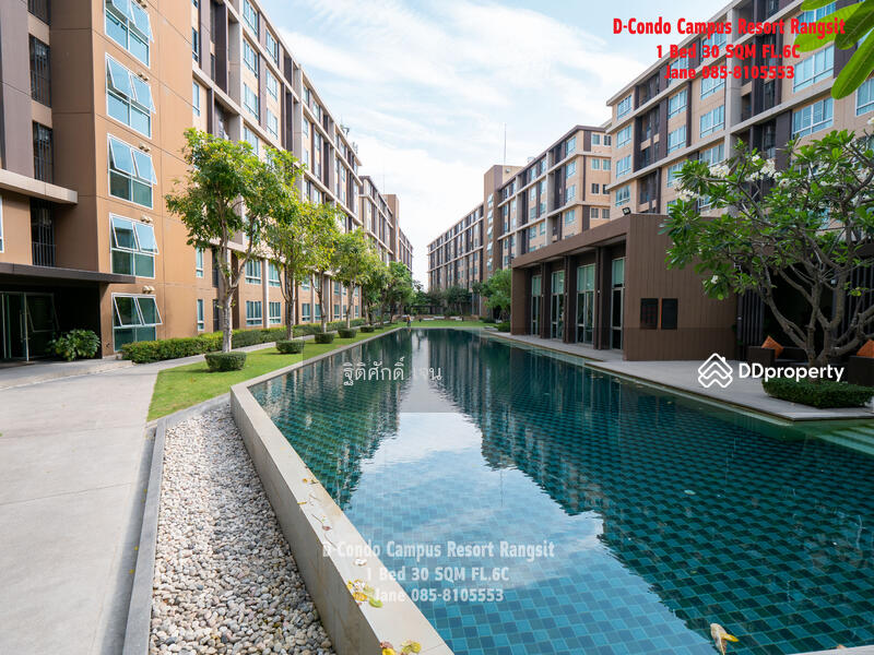 Dcondo Campus Resort Rangsit : ดี คอนโด แคมปัส รีสอร์ท รังสิต, ปทุมธานี, 89 ซอยหมู่บ้านกฤษณาเฮ้าส์ ถนนคลองหลวง, คลองหนึ่ง, คลองหลวง, ปทุมธานี, 30 ตร.ม., คอนโด ให้เช่า, โดย ฐิติศักดิ์ เจน, 11504503 - DDproperty.com