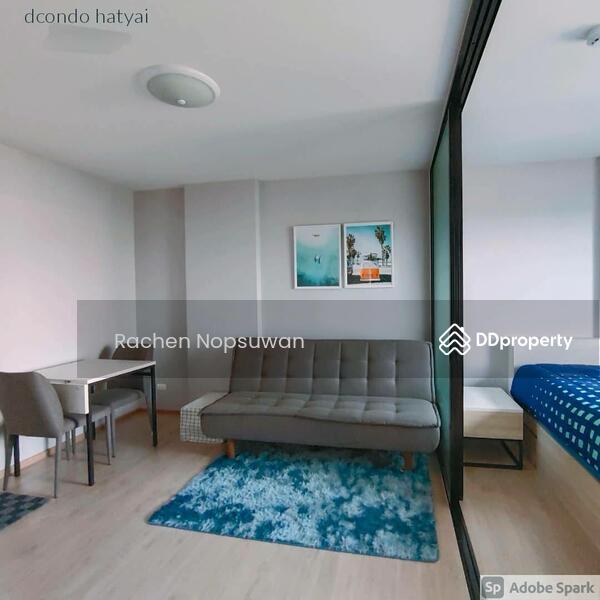 Dcondo Hatyai, Songkhla, 55 Soi Klai Sok Kanchanavanich Road, Kho Hong, Hat Yai, Songkhla, 1 Bedroom, 30 sqm, Condo For Rent, by Rachen Nopsuwan, 11504866 - DDproperty.com