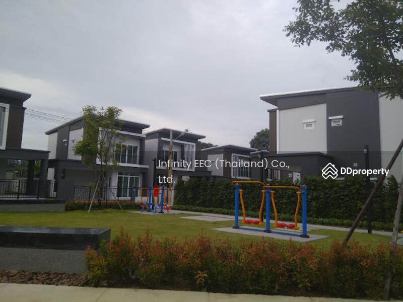 For Rent - ให้เช่าบ้านพร้อมเฟอร์นิเจอร์ ทำเลดี ใกล้เจปาร์ค หมู่บ้าน ทรีโอ้ทาวน์ ศรีราชา (Office A), Chon Buri