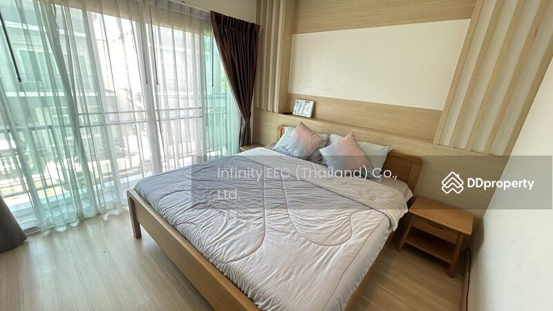 For Rent - ให้เช่าบ้านพร้อมเฟอร์นิเจอร์ ทำเลดี ใกล้เจปาร์ค หมู่บ้าน ทรีโอ้ทาวน์ ศรีราชา (Office A), Chon Buri