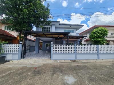 ขาย - ลดพิเศษ บ้านเดี่ยว2ชั้น​ หลังใหญ่ กว้าง รีโนเวทใหม่ หมู่บ้าน เดอะสวีท2 หทัยราษฎร์​ คลองสามวา​ หนองระ, กรุงเทพ