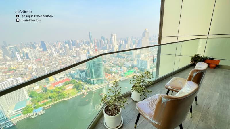Magnolias Waterfront Residences, Bangkok, 259 Charoen Nakhon Road, Khlong Ton Sai, Khlong San, Bangkok, 2 Bedrooms, 102 sqm, Condo For Rent, by นาริน งาคม, 11514496 - DDproperty.com