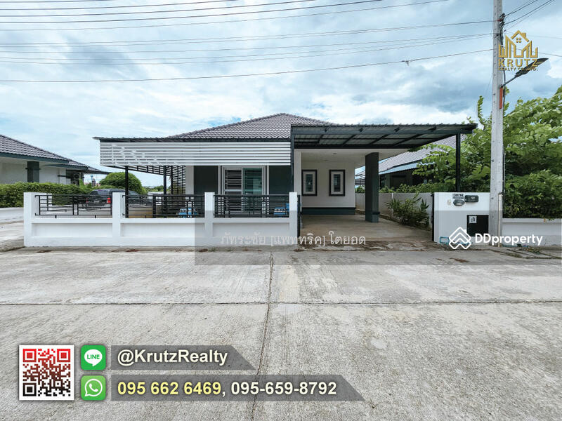 For Sale - House for sale with land, area 51 square meters, Chomphu, Saraphi, Chiang Mai KRSC54010, Chiang Mai