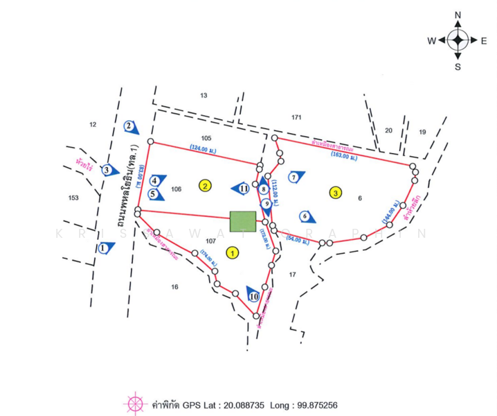 ที่ดิน 20 ไร่ ติด ถ.พหลโยธิน ใกล้ ม.แม่ฟ้าหลวง, เชียงราย, นางแล, เมืองเชียงราย, เชียงราย, 32,000 ตร.ม., ที่ดิน ขาย, โดย Krissawat Oraphin, 11516388 - DDproperty.com