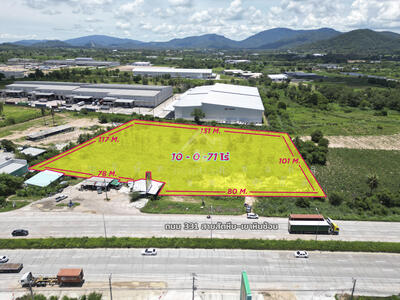 ขาย - ที่ดินเปล่า 10-0-71 ไร่ ติดถนน 331 บ่อวิน ศรีราชา ชลบุรี แปลงสวย ทำเลดี ใกล้ ห้างโรบินสัน, ชลบุรี