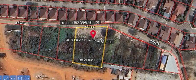 ขาย - ขายที่ดิน 1ไร่ 88 ตรว. ซอยสลักได, ชลบุรี