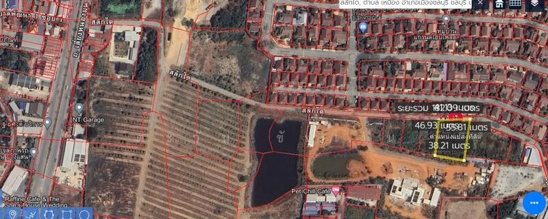 ขาย - ขายที่ดิน 1ไร่ 88 ตรว. ซอยสลักได, ชลบุรี