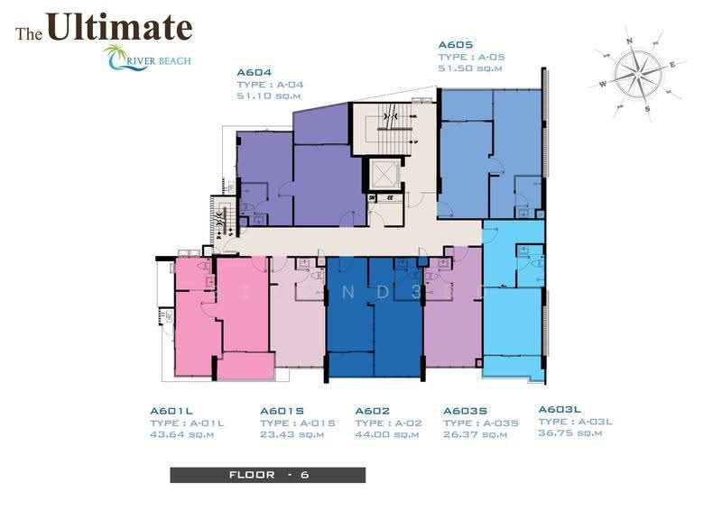 The Ultimate River Beach, Rayong, Coastal Road, Pak Nam, Muang Rayong, Rayong, 1 Bedroom, 44 sqm, Condo For Sale, by Beyond360, 11530322 - DDproperty.com