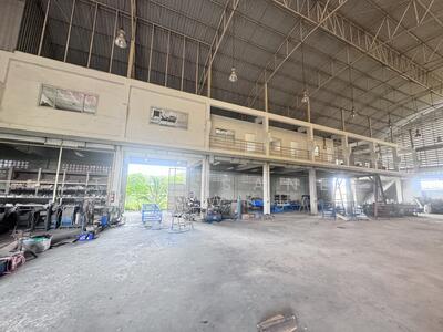 ขาย - ขายที่ดิน โรงงาน โกดัง เนื้อที่ 8 ไร่ 2 งาน ติดถนน ใกล้โรงพยาบาลบ้านแพ้ว 1.5 กม. จ.สมุทรสาคร, สมุทรสาคร