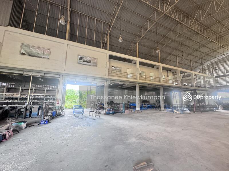 For Sale - Land for sale, factory, warehouse, area 8 rai 2 ngan, next to the road, near Ban Phaeo Hospital., Samut Sakhon