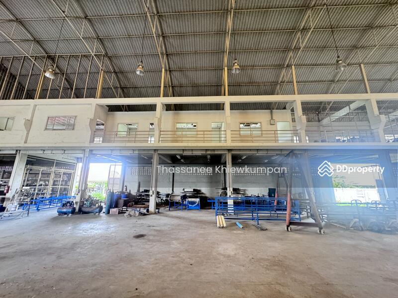 For Sale - Land for sale, factory, warehouse, area 8 rai 2 ngan, next to the road, near Ban Phaeo Hospital., Samut Sakhon