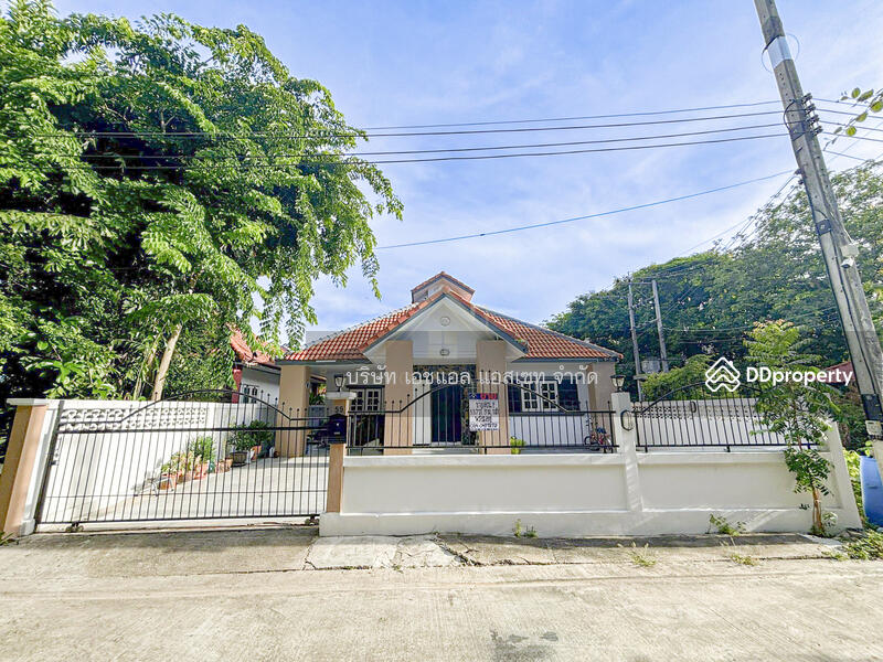 ขาย - บ้านเดี่ยว ชั้นเดียว หมู่บ้าน กำแพงแสน วิลล่า ใกล้ ม. เกษตรศาสตร์ กำแพงแสน หลังริม, นครปฐม
