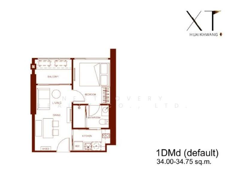 XT Huaikhwang, Bangkok, 244 Ratchadaphisek Road, Huai Khwang, Bangkok, 1 Bedroom, 35 sqm, Condo For Rent, by Khun Joy, 11552776 - DDproperty.com