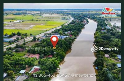 ขาย - บ้านพร้อมที่ดิน ขนาด 2-1-2ไร่ติดริมน้ำหน้ากว้าง อ.บ้านสร้างจ.ปราจีนบุรี, ปราจีนบุรี