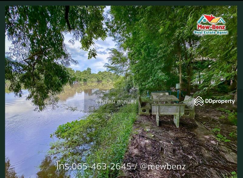 For Sale - Riverside garden house on a 2-1-2 rai plot of lamf in BanSang District , Prachinburi Province, Prachin Buri