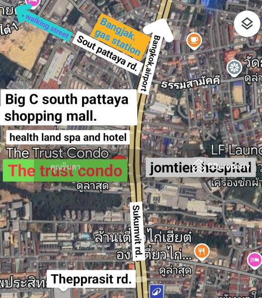 ขาย - The Trust Condo South Pattaya : เดอะ ทรัสต์ คอนโด พัทยาใต้, ชลบุรี
