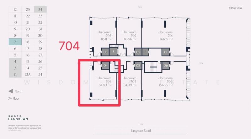 Scope Langsuan, Bangkok, Soi Lang Suan, Lumphini, Pathum Wan, Bangkok, 1 Bedroom, 84 sqm, Condo For Sale, by Wisdom Real Estate, 11555705 - DDproperty.com