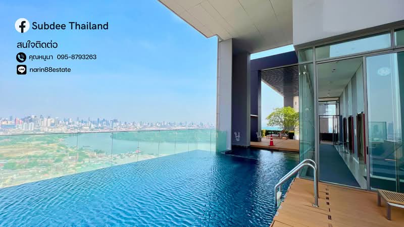 The Breeze Narathiwas, Bangkok, 198 Narathiwat Ratchanakarin Road, Chong Nonsi, Yan Nawa, Bangkok, 1 Bedroom, 45 sqm, Condo For Rent, by นาริน งาคม, 11557160 - DDproperty.com