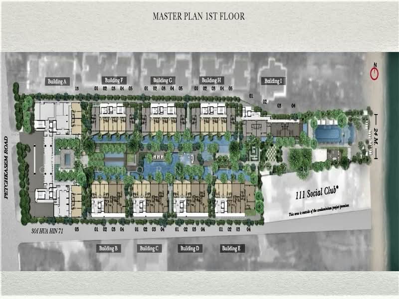 InterContinental Residences Hua Hin, Prachuap Khiri Khan, Hua Hin 71 Alley, Hua Hin, Hua Hin, Prachuap Khiri Khan, 1 Bedroom, 51 sqm, Condo For Sale, by Orachorn Khamluan, 11558821 - DDproperty.com