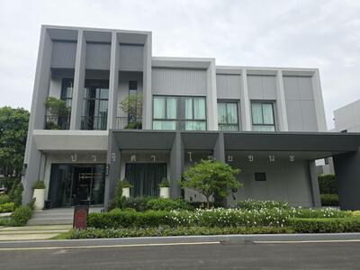 ขาย - ขายบ้านเดี่ยว บางกอก บูเลอวาร์ด ซิกเนเจอร์ แจ้งวัฒนะ-ราชพฤกษ์ เนื้อที่ 91.5 ตร.ว. 3 ห้องนอน 3ห้องน้ำ, นนทบุรี