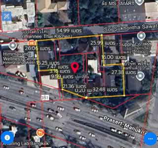 ขาย - ขายที่ดิน พร้อมบ้าน 5 หลัง ติดถนนเกษตรนวมินทร์ ถนนประเสริฐมนูกิจ ขนาด 694 ตรว., กรุงเทพ