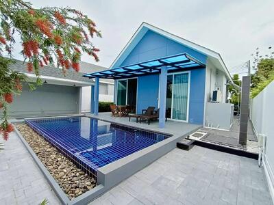 ขาย - บ้านพูลวิลล่า ชะอำ 78.9 ตร.ว สระน้ำระบบเกลือ 3x7x1.2 บิวอิน พร้อมอยู่ ต.ชะอำ อ.ชะอำ, เพชรบุรี