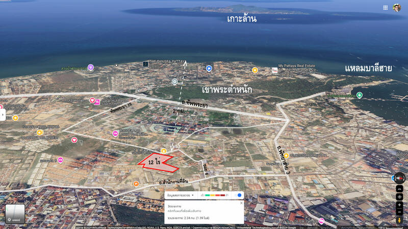 ขายที่ดินพัทยา 12 ไร่ ถนนทัพพะยาซอย15ใกล้ทะเลเขาพระตำหนักเหมาะโครงการโรงแรม รีสอร์ท พูลวิลล่ามีระดับ, Chon Buri (Pattaya), ทัพพะยา ซอย 15, Nong Pru, Bang Lamung (Pattaya), Chon Buri (Pattaya), , 19,200 sqm, Land For Sale, by Khun Big, 11573757 - DDproperty.com