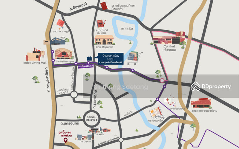 For Rent - Baan Klang Muang Ratchaphruek - Rattanathibet, Nonthaburi