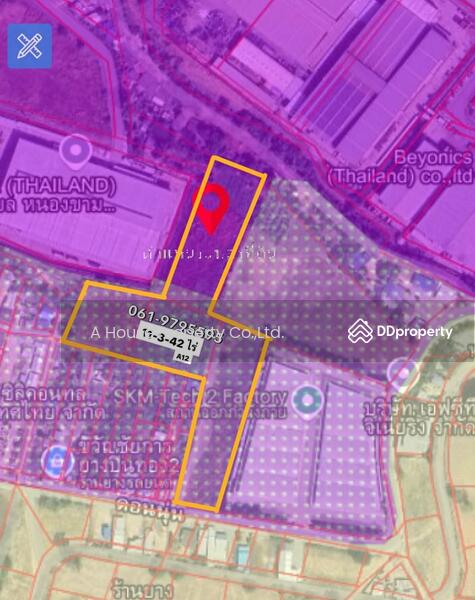 For Sale - Land for sale, next to Pinthong 2 Industrial Estate, Sriracha, near Road 331, Chon Buri