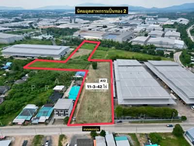 ขาย - ขายที่ดิน ติดกับนิคมอุตสาหกรรมปิ่นทอง2 ศรีราชา ใกล้ถนน 331, ชลบุรี