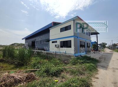 ขาย - ขายโกดัง/คลังสินค้าพร้อมออฟฟิศ ที่ดินขนาด 192ตร.ว. ( ขอใบ รง.4 ได้) บ้านใหม่ อ.บางใหญ่ จ.นนทบุรี, นนทบุรี