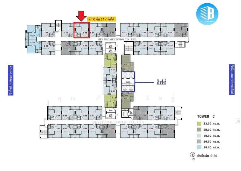 Lumpini Mega City Bangna, Samut Prakan, Bang Na-Trat Frontage Rd, Bang Kaeo, Bang Plee, Samut Prakan, 1 Bedroom, 26 sqm, Condo For Rent, by คุณ ภัทรานิษฐ์, 11599728 - DDproperty.com