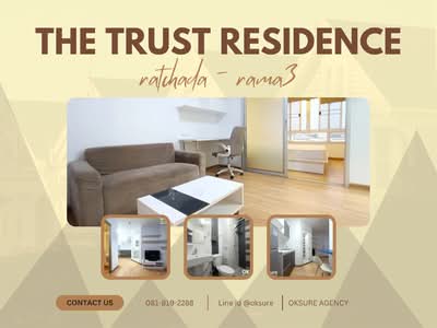 For Rent - The Trust Residence Ratchada-Rama 3, Bangkok