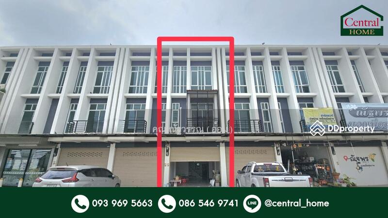 ขาย - อาคารพาณิชย์ 3 ชั้น ติดถนน 346 ปทุมธานี-บางเลน, นครปฐม