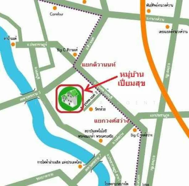Piamsuk Village Bangkok-Non 3, Nonthaburi, Bang Khen, Muang Nonthaburi, Nonthaburi, 3 Bedrooms, 180 sqm, Townhouse For Rent, by LIne:  @katagent, 11610530 - DDproperty.com