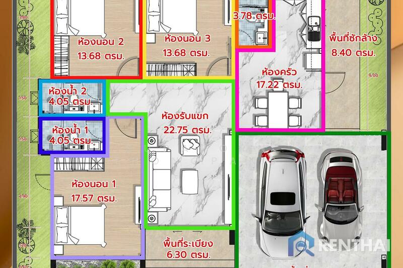 ขาย - สำหรับ ขาย บ้าน 3 ห้องนอน ที่ Angthong Village, พัทยา