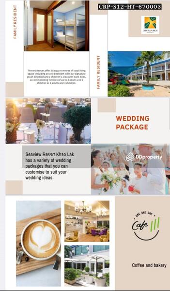 ขาย - ขายรีสอร์ทสวยติดทะเล นางทอง อ.เขาหลัก จ.พังงา พร้อมที่ดิน 45 ไร่ 2 งาน 50 ตรว, พังงา
