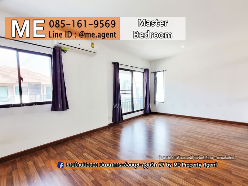 Pruksa Ville 73 Patthanakan, Bangkok, Soi Pattanakarn 38, Suan Luang, Bangkok, 3 Bedrooms, 120 sqm, Townhouse For Rent, by Ponwimol Wipanarapai, 11622000 - DDproperty.com