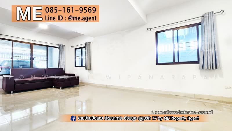 Pruksa Ville 73 Patthanakan, Bangkok, Soi Pattanakarn 38, Suan Luang, Bangkok, 3 Bedrooms, 120 sqm, Townhouse For Rent, by Ponwimol Wipanarapai, 11622000 - DDproperty.com