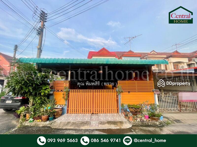 ขาย - ทาวน์โฮม หมู่บ้านทิพย์มณี กรุงเทพ - ปทุมธานี หลังริม หน้าบ้านไม่ชนใคร, ปทุมธานี