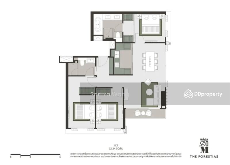 For Rent - Whizdom The Forestias, Samut Prakan