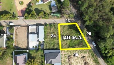 ขาย - ที่ดินผังเหลืองแปลงมุม 140 ตร.ว. อ.สันกำแพง เชียงใหม่ ห่างถนนหลักเพียง 300 กว่าเมตร, เชียงใหม่