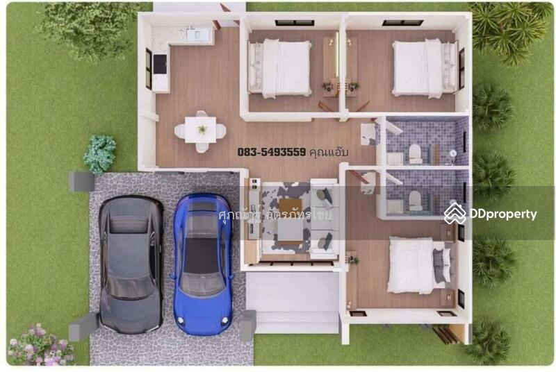For Sale - New house for sale, area 101 square wah, Wiset Chai Chan District, Ang Thong Province, Ang Thong