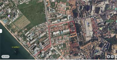 ขาย - ขายที่ดินพัทยา ติดถนน ใกล้สถานที่ท่องเที่ยว ถนนเทพประสิทธิ์ (Office CP ), ชลบุรี