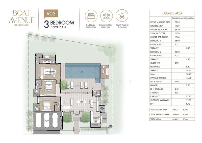 boat avenue, ภูเก็ต, เชิงทะเล, ถลาง, ภูเก็ต, 424 ตร.ม., วิลล่า ขาย, โดย Khun Joy, 11662309 - DDproperty.com